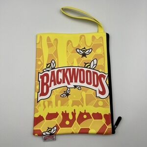 Backwoods Yellow Honeycomb Bees Clutch Pouch Bag‎ for Travel and Accessories